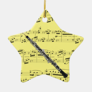 Oboe - Kies uw kleur Keramisch Ornament