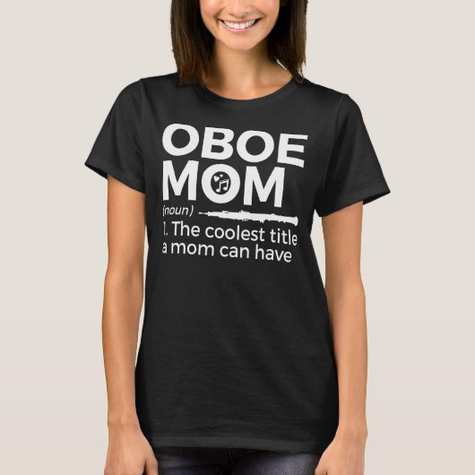 Oboe Ma Definition Oboe Player T-shirt (Voorkant)