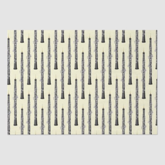 Oboe Musician Music Teacher Tissuepapier (Voorkant)