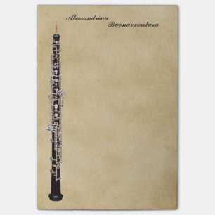 Oboe op Parchment Kijk  Naam Post-it® Notes