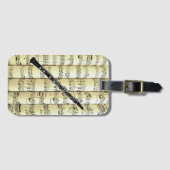 Oboe op rolplaat muziek ~ bagagelabel (Voorkant (horizontaal))