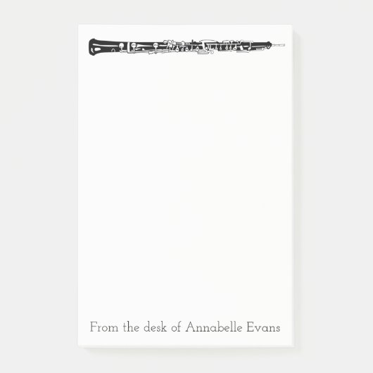 Oboe personaliseren post-it® notes (Voorkant)