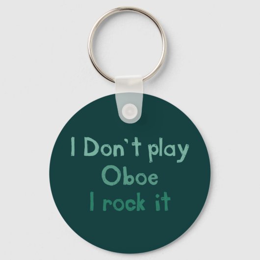 Oboe Rock It Sleutelhanger (Voorkant)