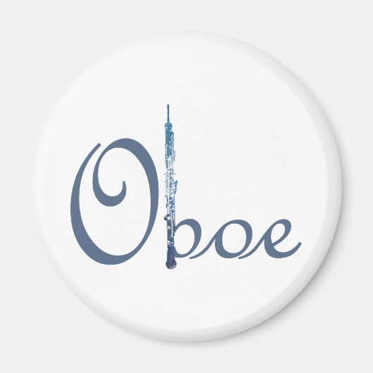 Oboe-script Magneet (Voorkant)