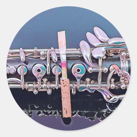 Oboe Sticker (Voorkant)