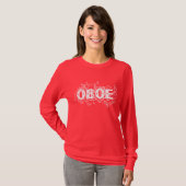  Oboe T-shirt voor vrouwen (Voorkant volledig)