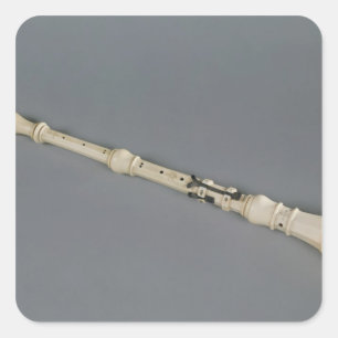 Oboe Vierkante Sticker
