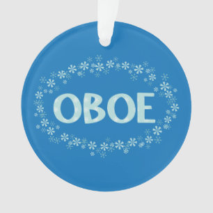 Oboe Winter Snowflakes