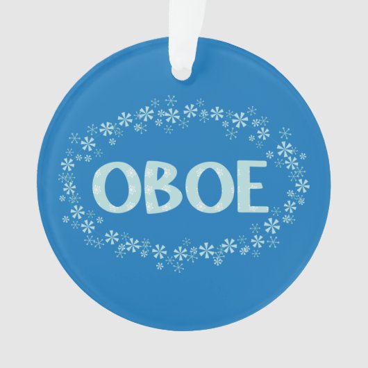 Oboe Winter Snowflakes (devant)