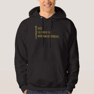 Oboe Woodwind Instrument Brass Music Hoboist T-shi Hoodie