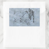 Oboe Zombie Explode Rechthoekige Sticker (Tas)