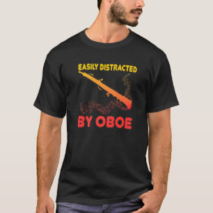 Oboïstische muziekorkest, gemakkelijk verstoord do t-shirt