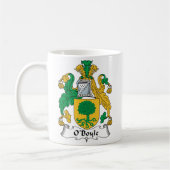 O'Boyle Family Crest Koffiemok (Links)