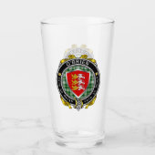 O'Brien/Brien Irish Shield Bierglas Glas (Voorkant)