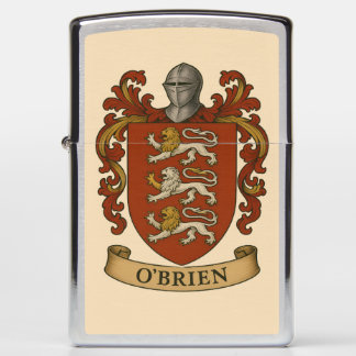 O'Brien Familie Crest Zippo Aansteker