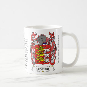 Obrien Family Coat of Arms op een mok