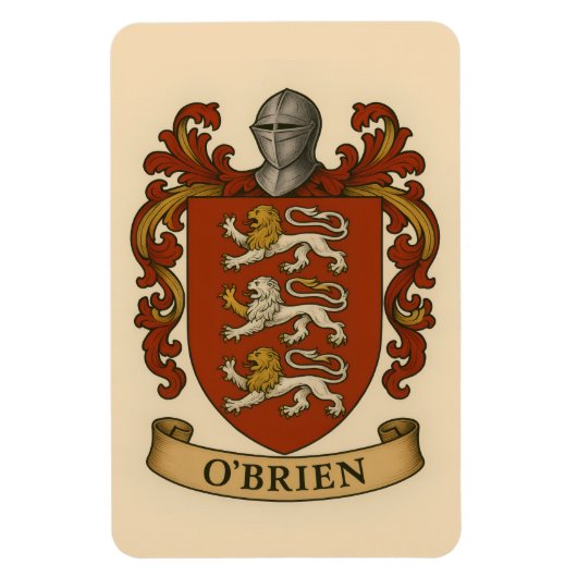O'Brien Family Crest Magnet (Vertical)