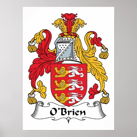 O'Brien Family Crest Poster (Voorkant)