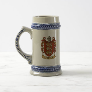 O'Brien Family Crest Stein Mug Bierpul