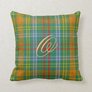 O'Brien Tartan Monogram Kussen