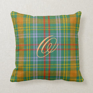 O'Brien Tartan Monogram Kussen