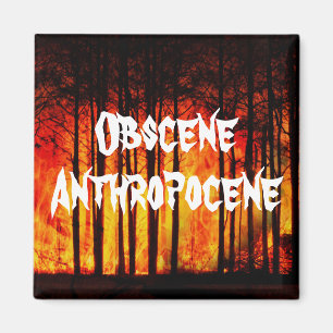Obscene Anthropocene Climate Change Magneet