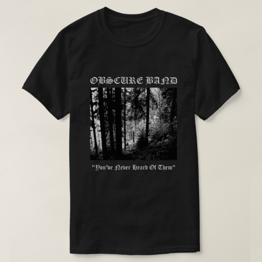 Obscure band Essential T-Shirt (Design voorkant)