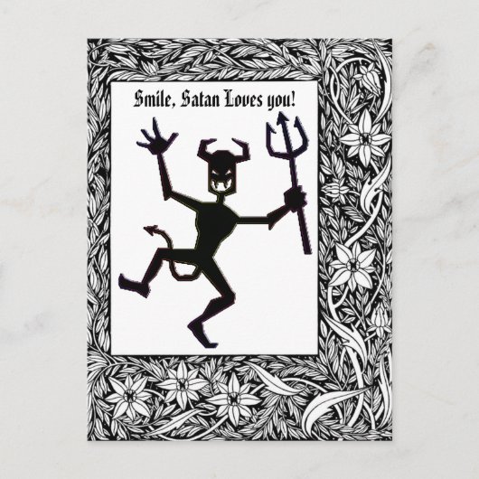 Obscure indicatie Magickal Fire Devil Products Briefkaart (Voorkant)