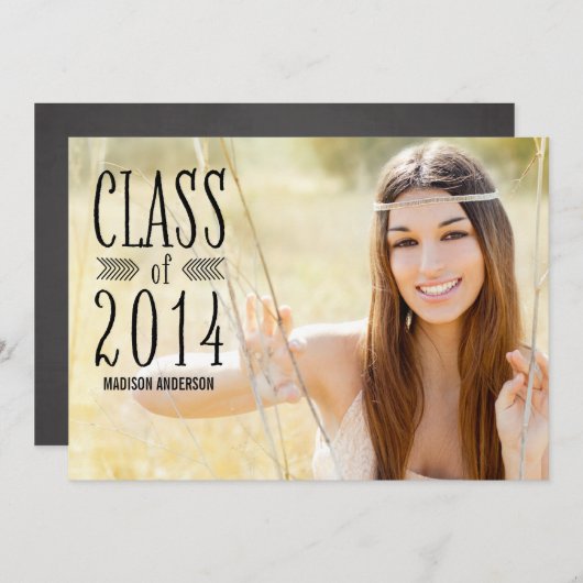 Obscurité aztèque | 2014 invitations de fête de (Devant / Derrière)