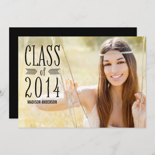 Obscurité aztèque | 2014 invitations de fête de (Devant / Derrière)