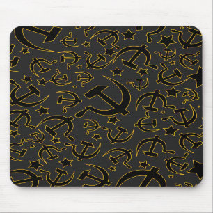 Obscurité communiste de tapis de souris