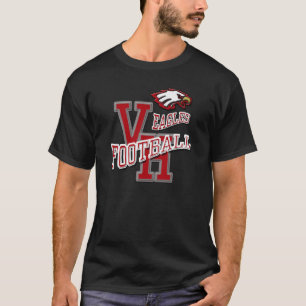 Obscurité de T-shirt du football de Van Horn