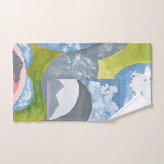 Observance Folk Art par AnyaC (Serviette à main)