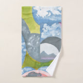 Observance Folk Art van AnyaC Bad Handdoek (Handdoek)