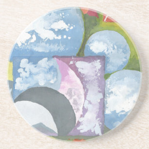 Observance Folk Art van AnyaC Zandsteen Onderzetter