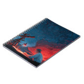 Observateur céleste Carnet de carte Rouge Blue Sta (Côté gauche)