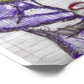 Observatie groene buitenaards poster (Hoek)