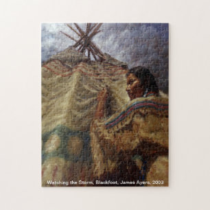 Observation de la tempête, puzzle de Natif