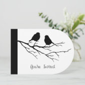 Observation d'oiseaux Invitation de fête d'anniver (Debout devant)