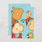 Observation D'Oiseaux Ou Tout Invitation D'Occasio (Devant / Derrière)