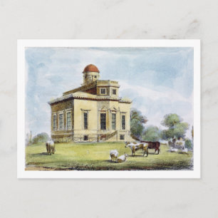 Observatorium, Richmond Gardens, bord 14 van 'Kew' Briefkaart