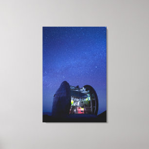Observatory Cal Tech Submilimeter   Hawaii Canvas Afdruk