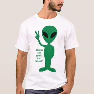 Observeer en peins, kleine mensjes! t-shirt