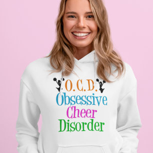 Obsessief-Cheer Disorder Funny Cheerleader Hoodie