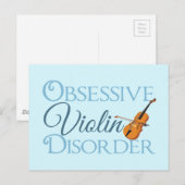 Obsessief-gewelddadige stoornis briefkaart (Voorkant / Achterkant)