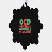 Obsessief Kerstmis Decorator Ornament Kaart (Links)