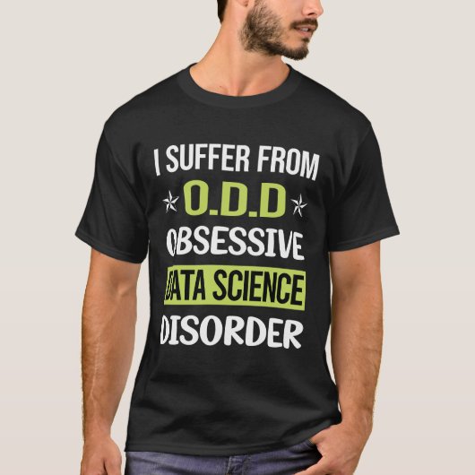 Obsessief Love Data Science T-shirt (Voorkant)