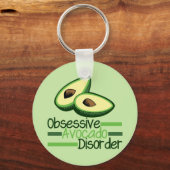 Obsessieve Avocado stoornis Cool Green Sleutelhanger (Voorkant)