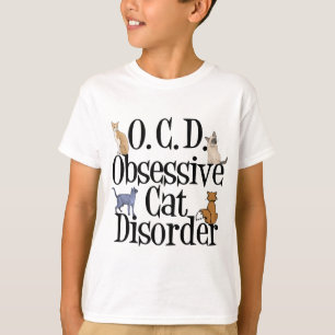  Obsessieve Cat Disorder T-shirt