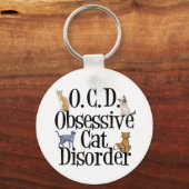 Obsessieve-Cat-stoornis Sleutelhanger (Voorkant)